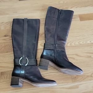 Corso Como Brown Tall Leather Boots